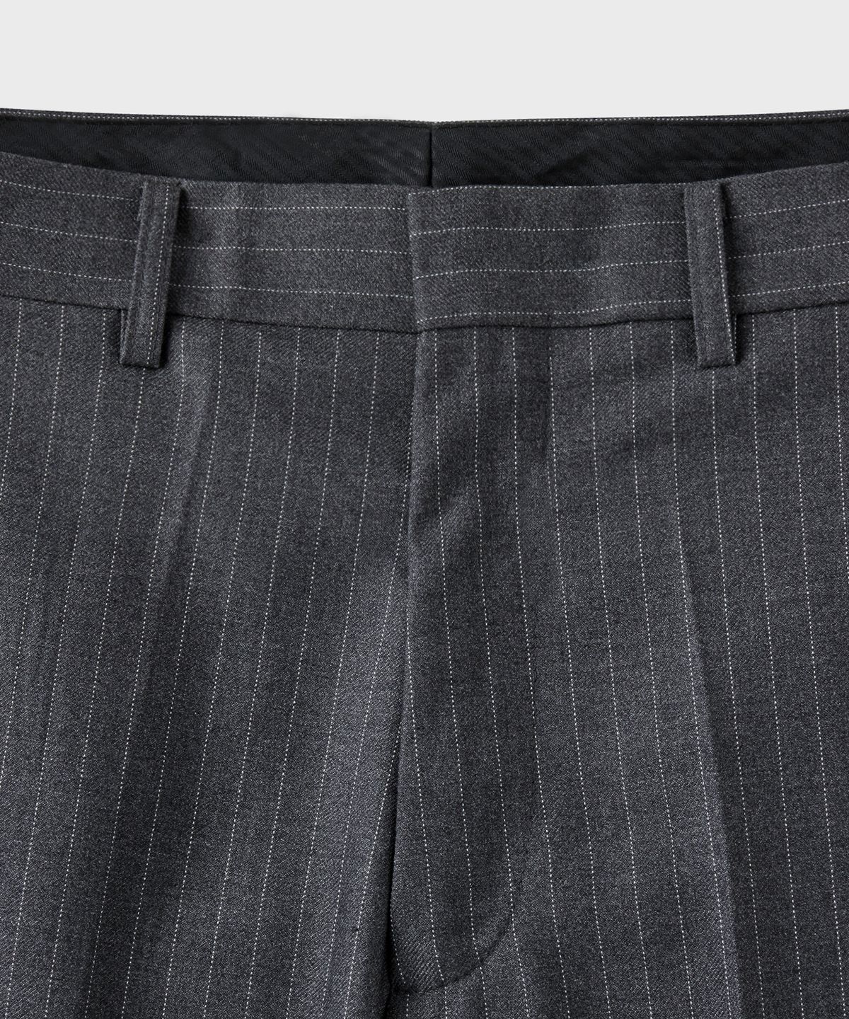 브랜디드(BRANDED) ESSENTIAL WIDE SLACKS [GRAY STRIPE]