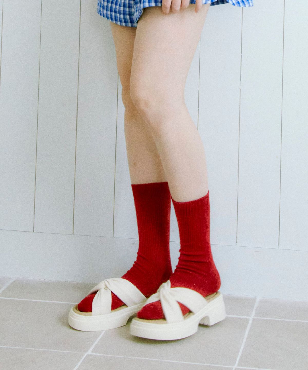스퍼(SPUR) Roa Wrinkle & Softly 플랫폼 샌들 5cm -VS9058 (2color)