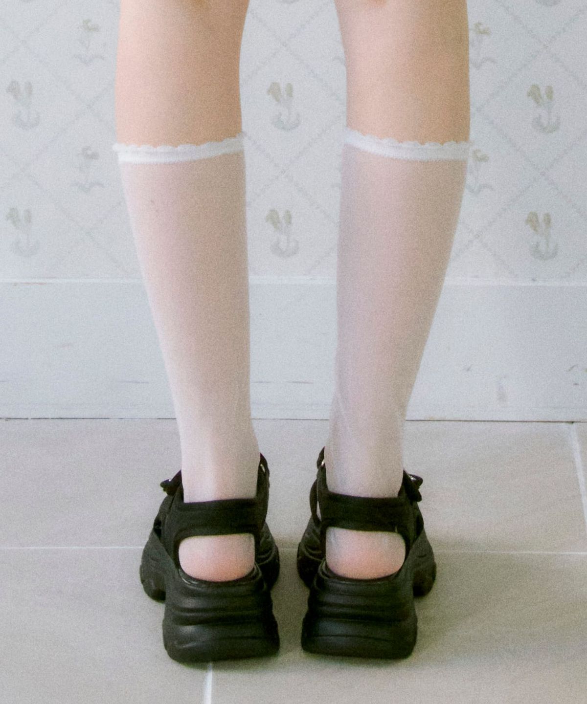스퍼(SPUR) Vench Neoprene 플랫폼 샌들 6cm -VS9041