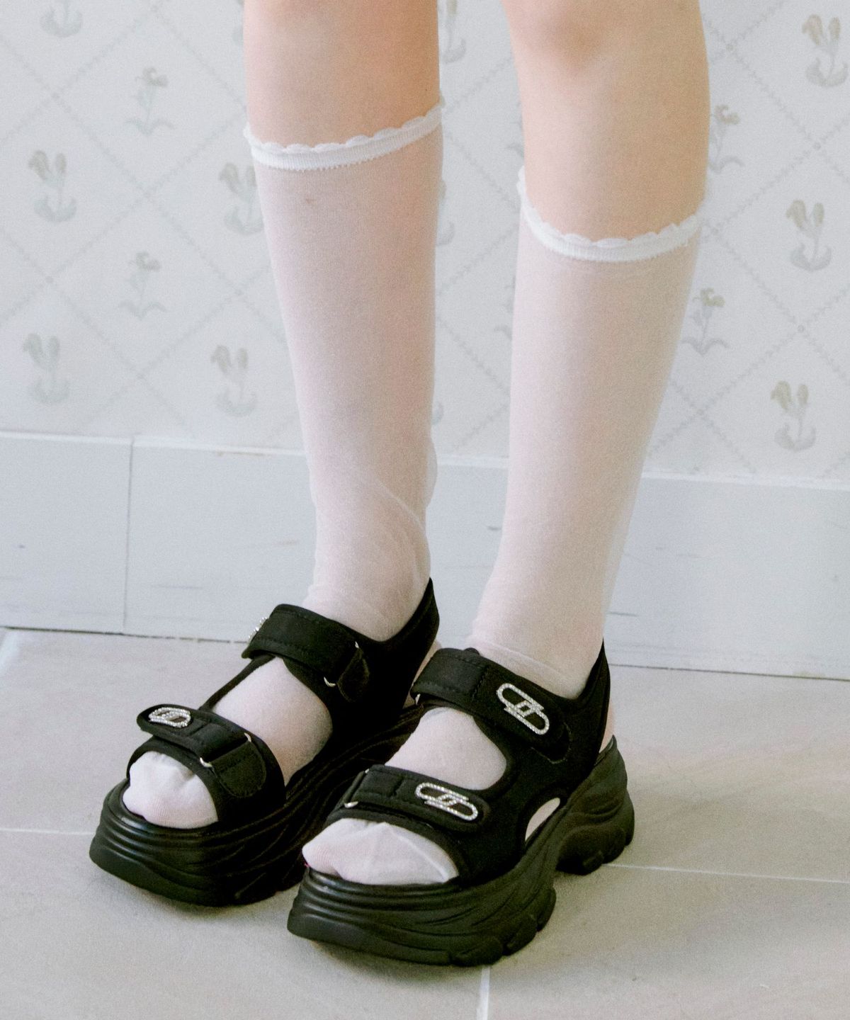 스퍼(SPUR) Vench Neoprene 플랫폼 샌들 6cm -VS9041