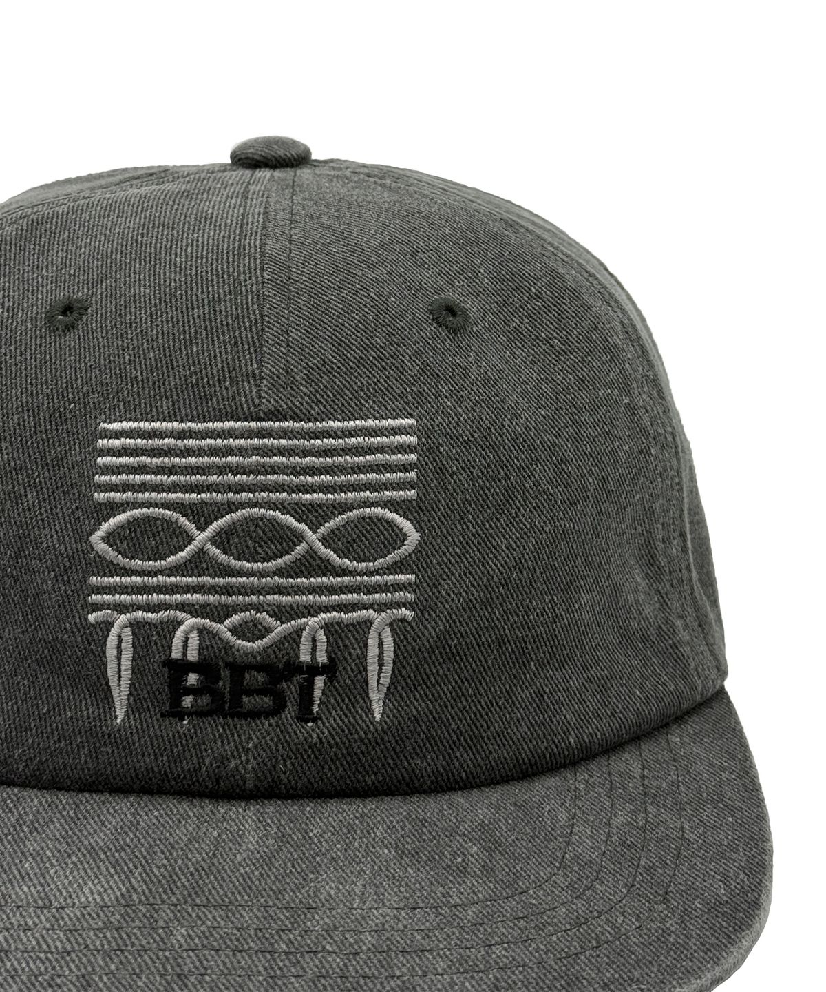 바스바타(BASBAATAA) WESTERN TOE STITCH CAP(Charcoal)