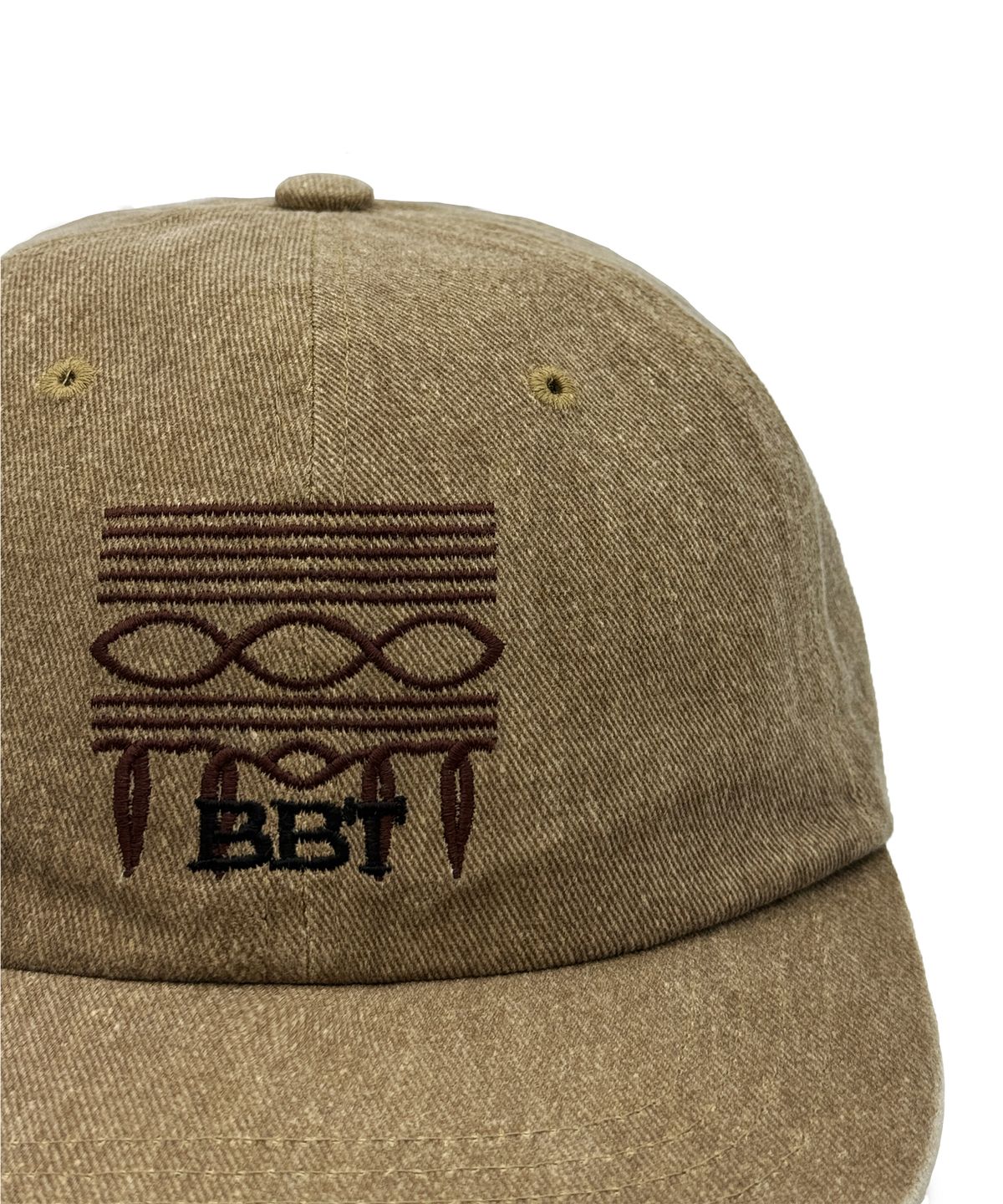 바스바타(BASBAATAA) WESTERN TOE STITCH CAP(Brown)