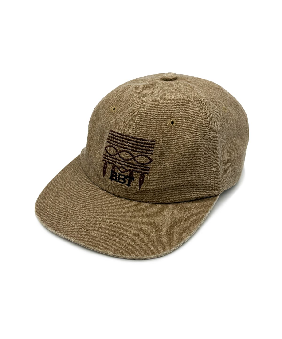 바스바타(BASBAATAA) WESTERN TOE STITCH CAP(Brown)