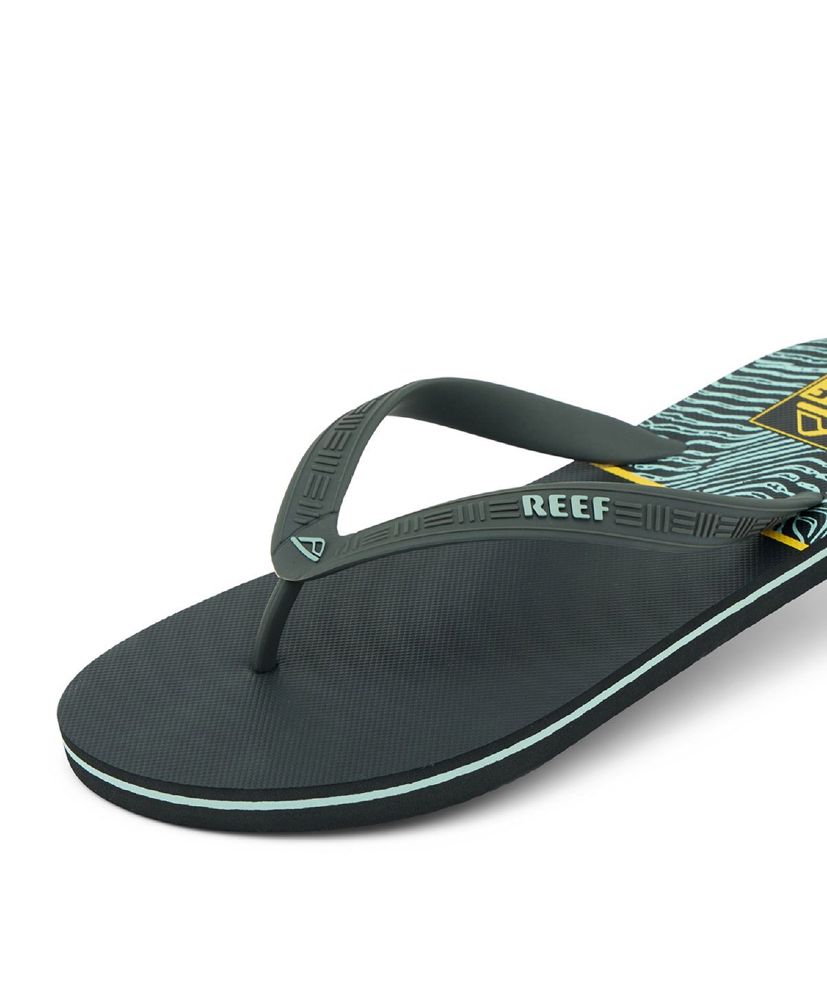 리프(REEF) 씨사이드 프린츠 (0096209) CJ6586-BLACK/YELLOW SWELL