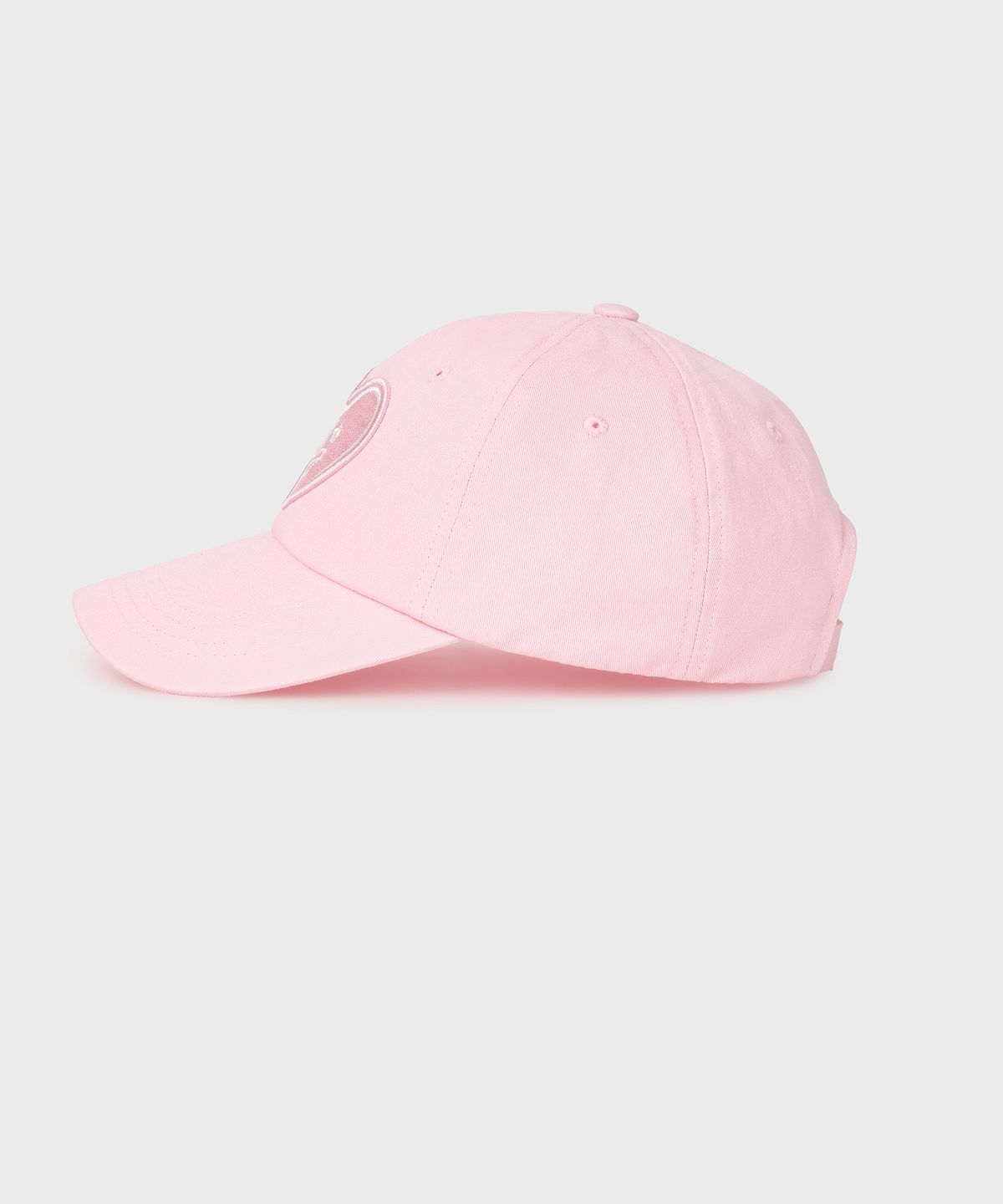 준준스페이스(JUNEJUNE SPACE) VOL12 Heart. Logo CAP_Light Pink (VOL12 하트 로고 캡_라이트 핑크)