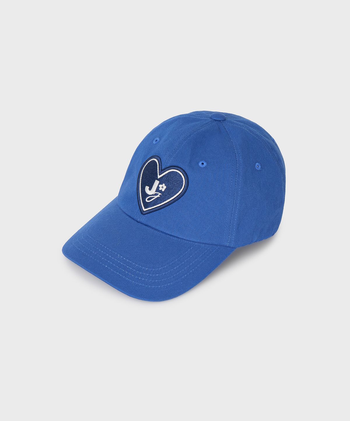 준준스페이스(JUNEJUNE SPACE) VOL12 Heart. Logo CAP_Blue (VOL12 하트 로고 캡_블루)