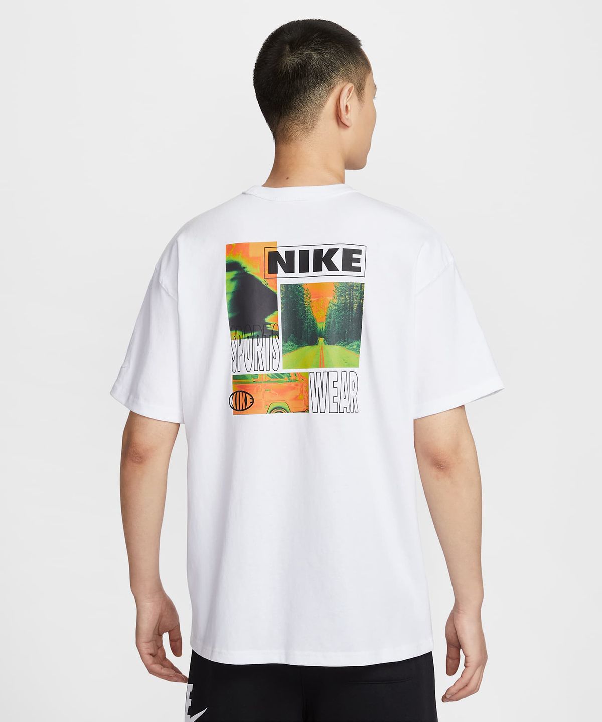 나이키(NIKE) 스포츠웨어 프리미엄 에센셜 티셔츠 M - 화이트:블랙:화이트 / IB7554-100