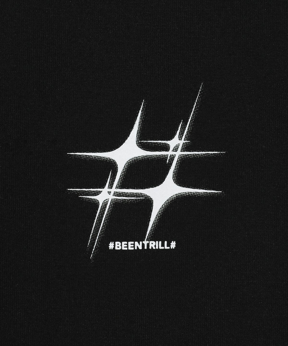 빈트릴(BEENTRILL) 스타 해시태그 티셔츠(블랙)