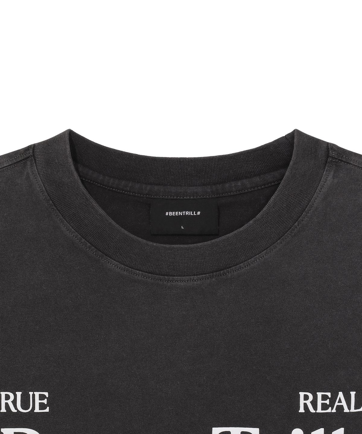 빈트릴(BEENTRILL) 페가수스 피그먼트 티셔츠(차콜)
