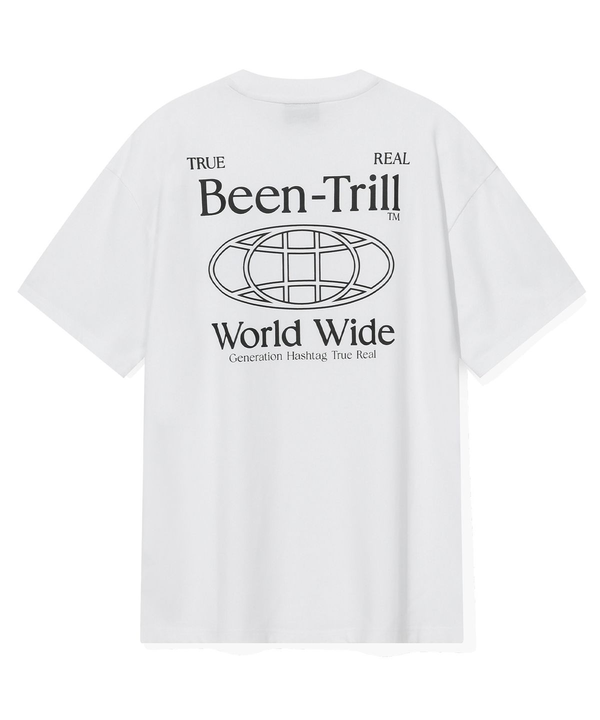 빈트릴(BEENTRILL) 월드와이드 티셔츠(화이트)