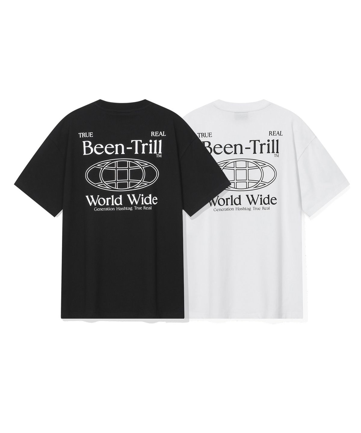 빈트릴(BEENTRILL) 월드와이드 티셔츠(블랙)