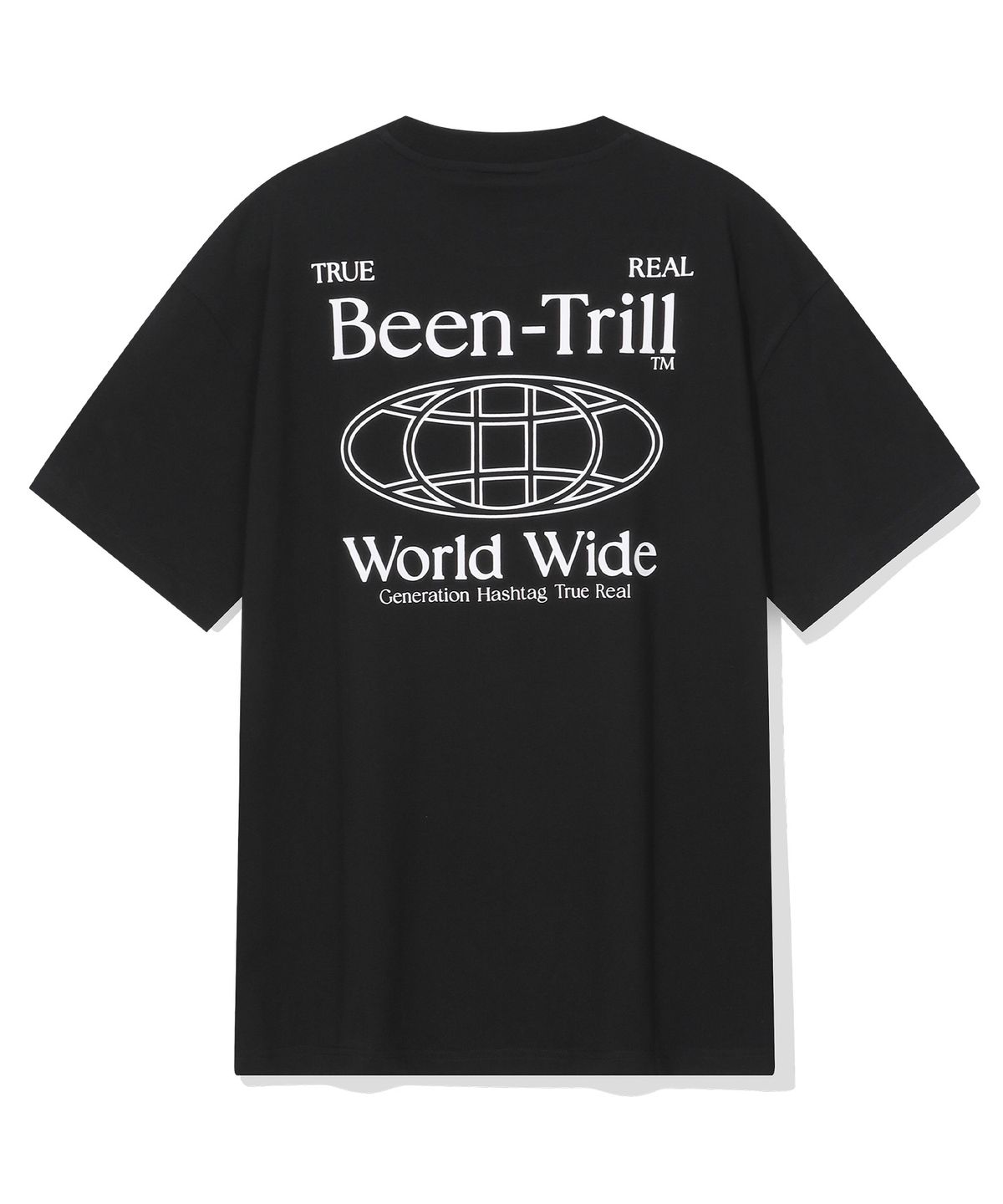 빈트릴(BEENTRILL) 월드와이드 티셔츠(블랙)