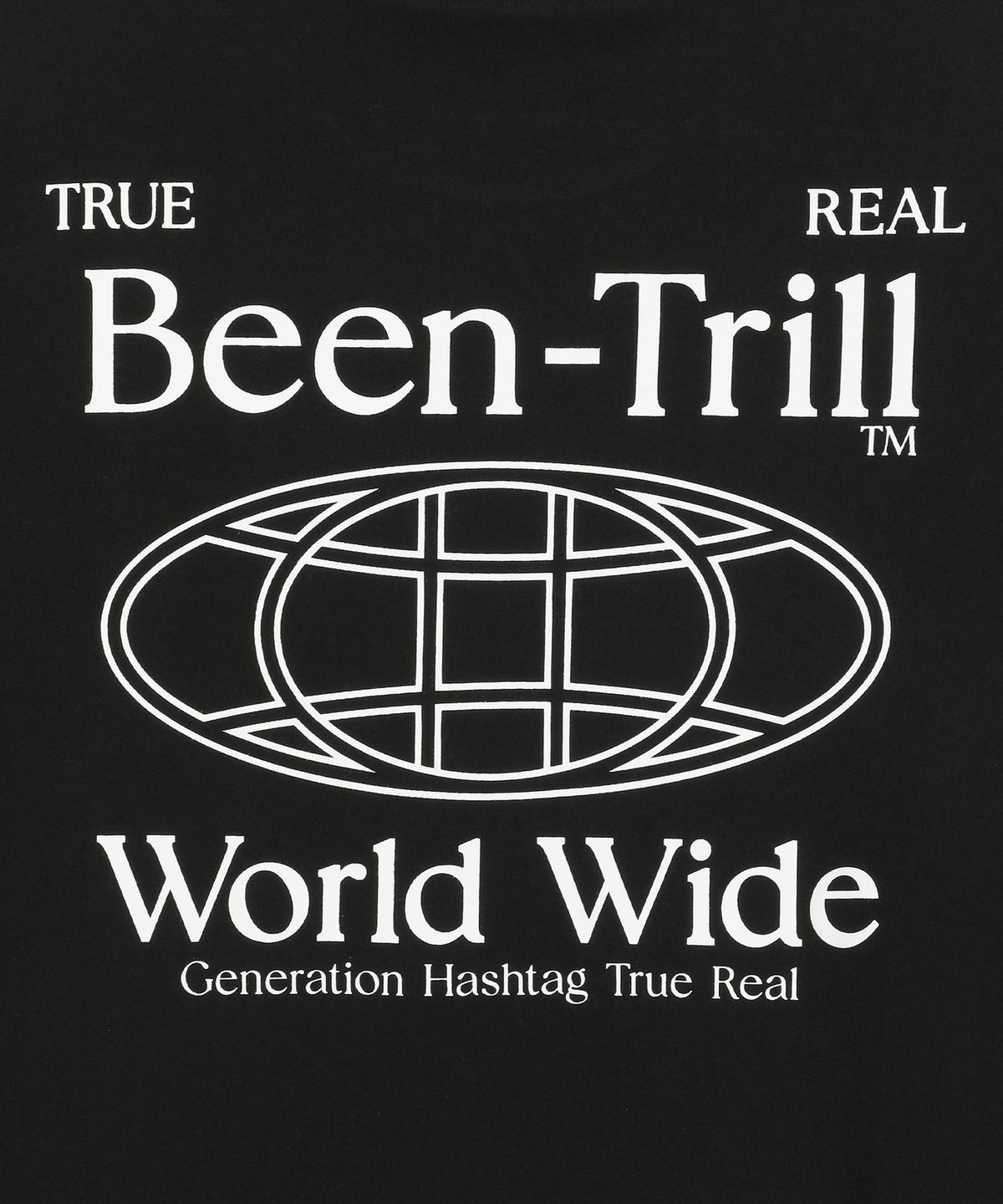 빈트릴(BEENTRILL) 월드와이드 티셔츠(블랙)