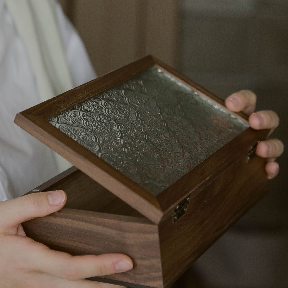 레트로핑거(RETROFINGER) 우드플로라보관함 #Wood Flora glass jewelry box