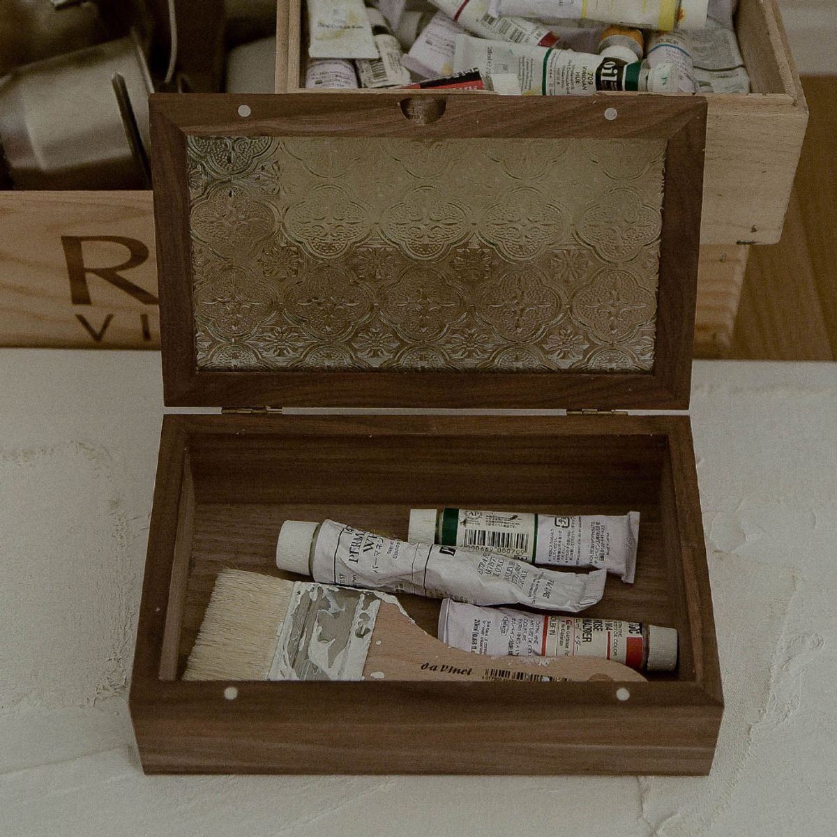 레트로핑거(RETROFINGER) 우드플로라보관함 #Wood Flora glass jewelry box