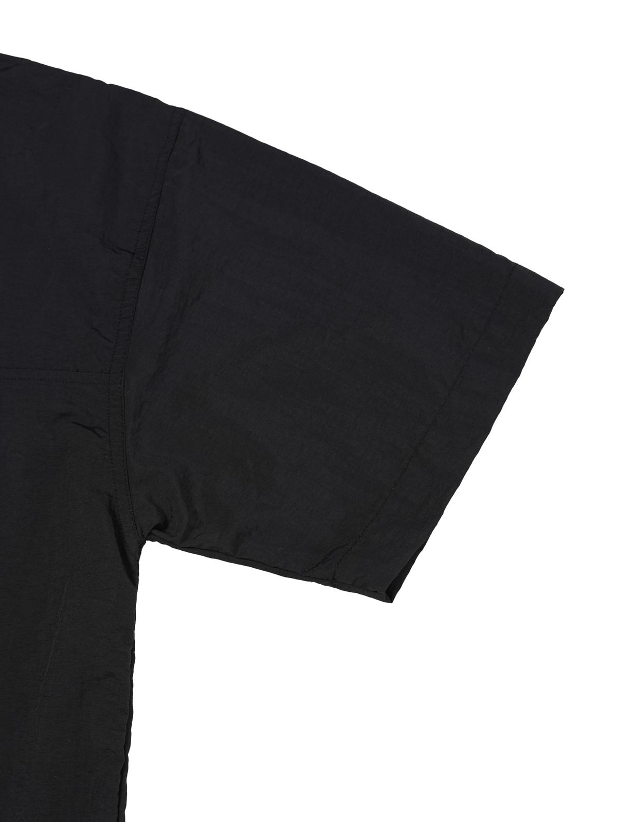 피에스쇼퍼(PSSHOPPER) [2 Pack] 피그먼트 워싱 쿨 반집업 반바지 세트[블랙]