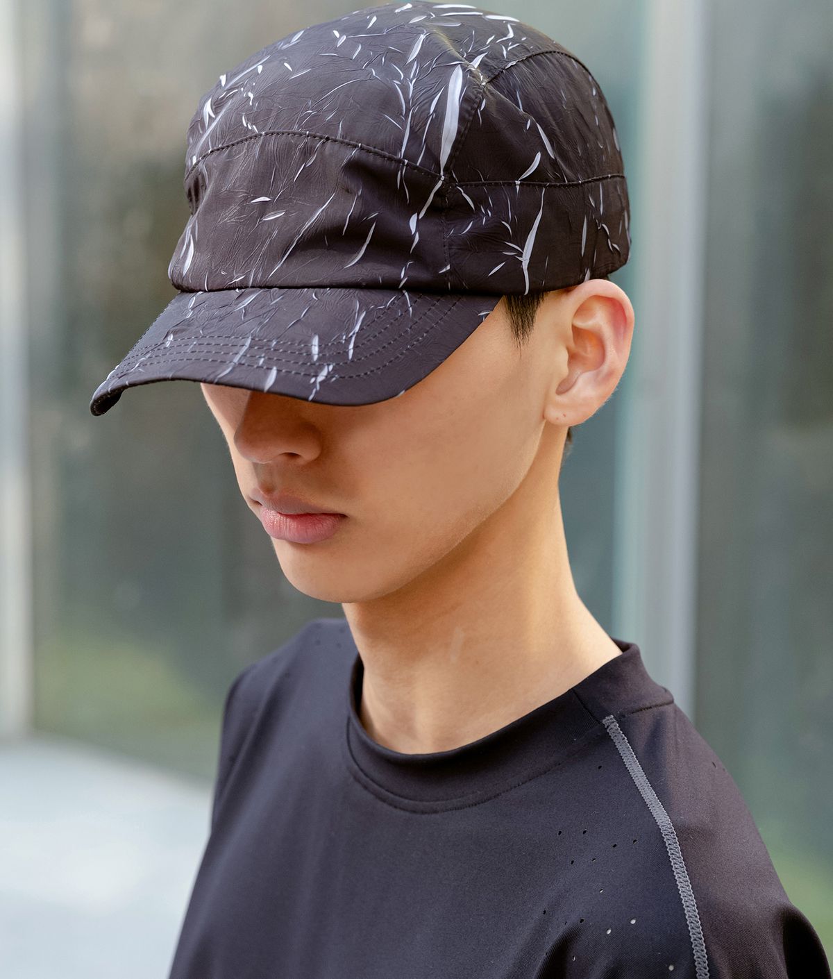 폼리쉬(FORMLICH) 4 WAY PLEATED CAP / BLACK