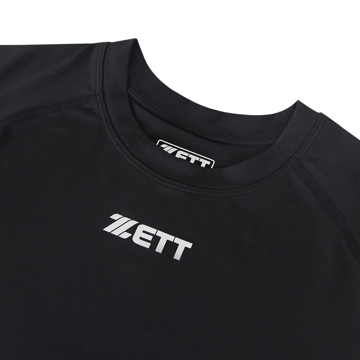 제트(ZETT) 긴팔 라운드넥 스판 언더셔츠 BOVK-403 (검정)