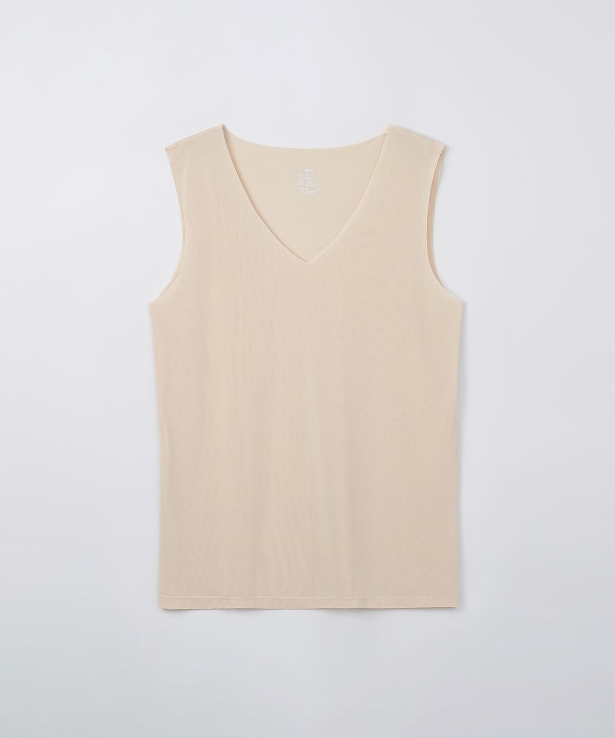 스파오(SPAO) [COMFORT] 남성 심리스 브이넥 민소매_SPMRFA9A12