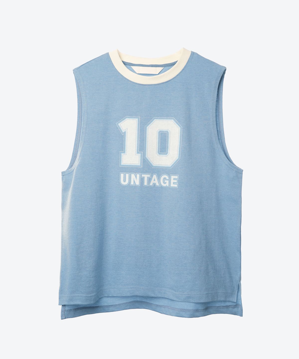 언티지(UNTAGE) 넘버 프린트 링거 민소매 티셔츠(UNISEX)_UTT-ST47