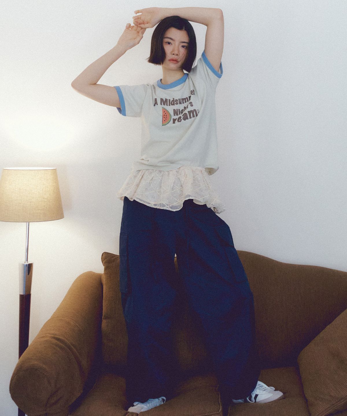 리올그(REORG) ASP CARGO STRING PANTS NAVY