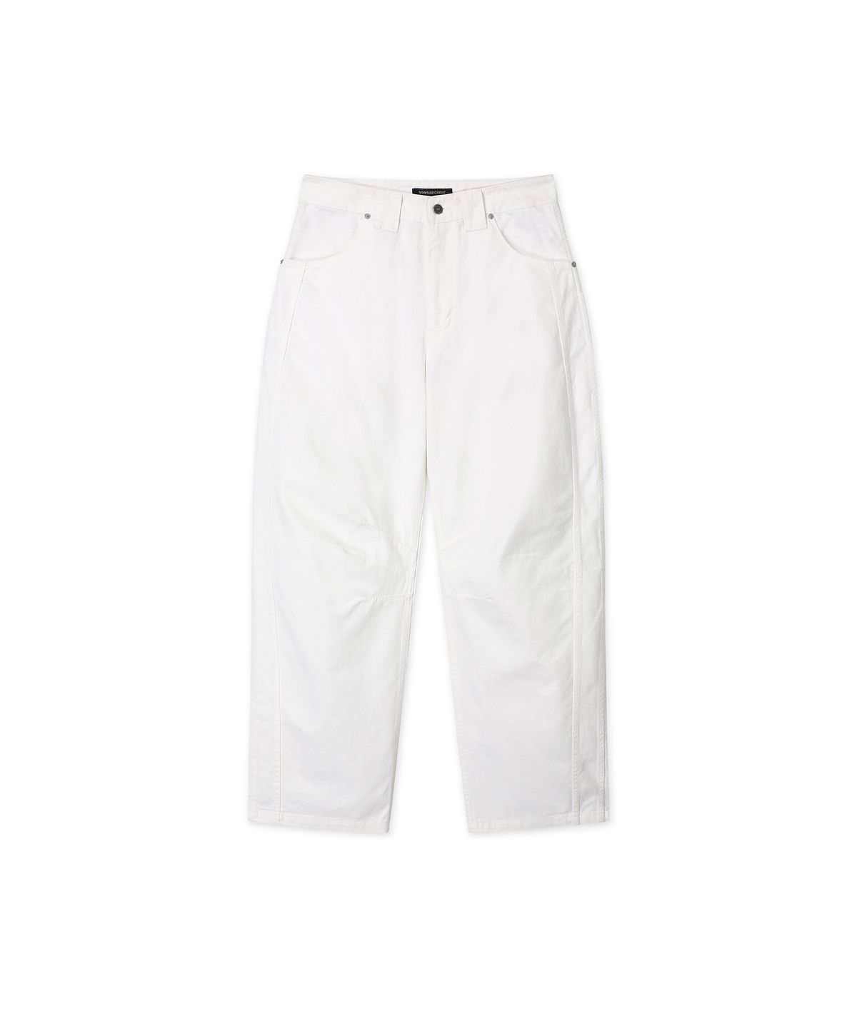 9999아카이브(9999ARCHIVE) Technical Curved Jeans