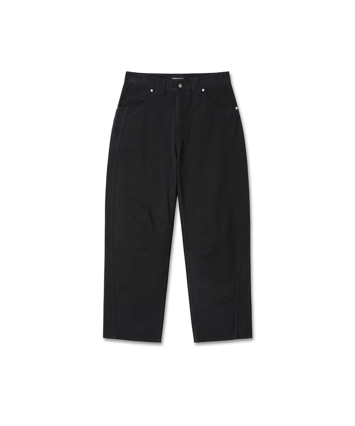 9999아카이브(9999ARCHIVE) Technical Curved Jeans