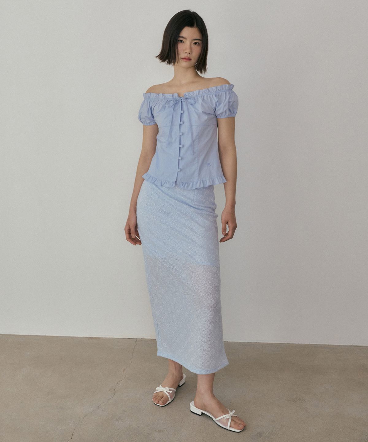 리올그(REORG) ASP PUFF MODDABLE BLOUSE SORA