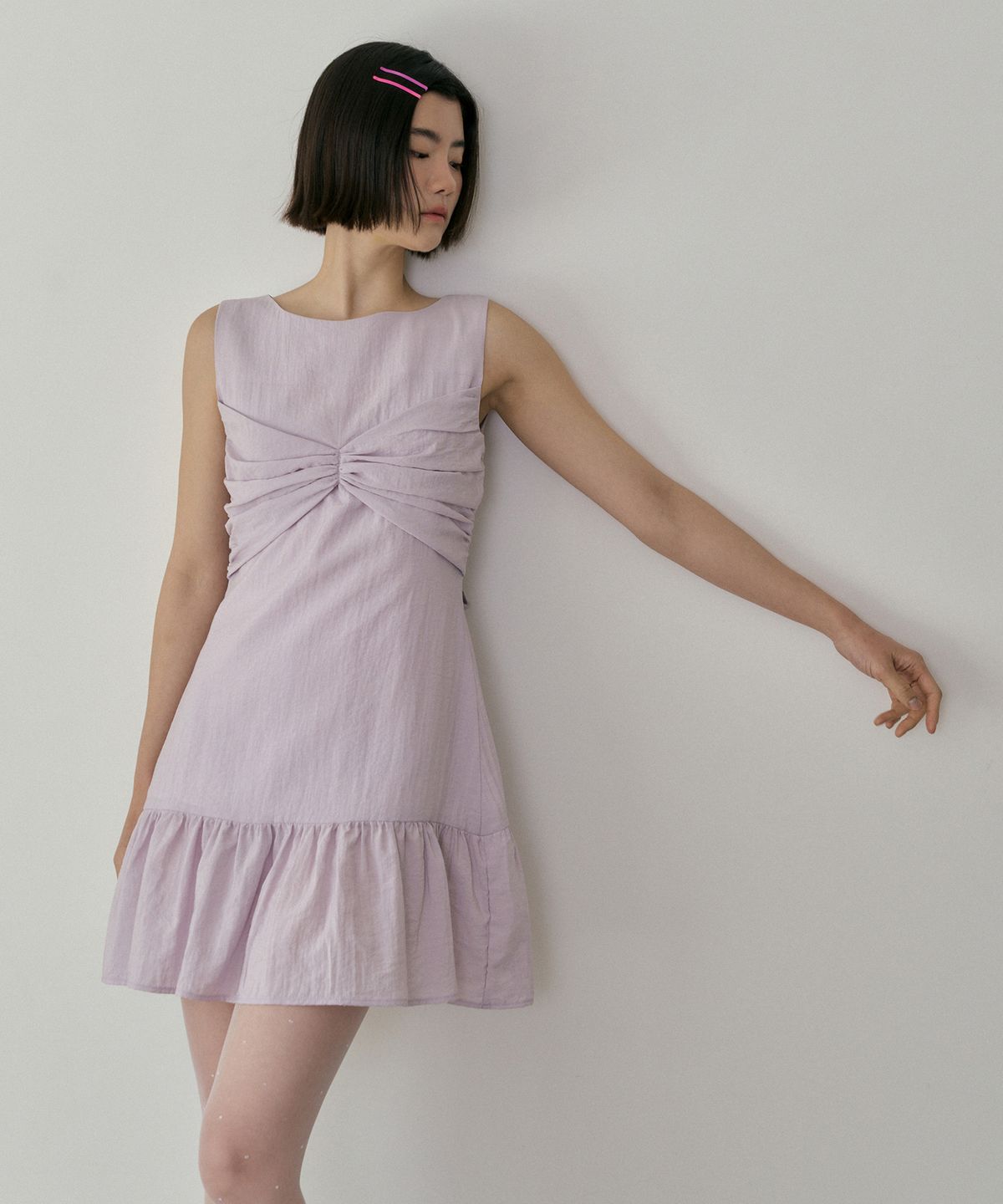 리올그(REORG) ASP BIG PLEATS MINI OPS LILAC