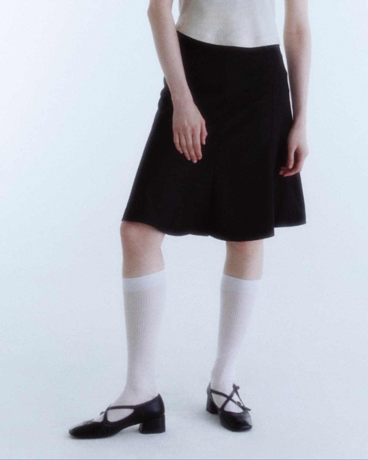 테미칼자투레(TEMY CALZATURE) M1212 Decol bebe - Black