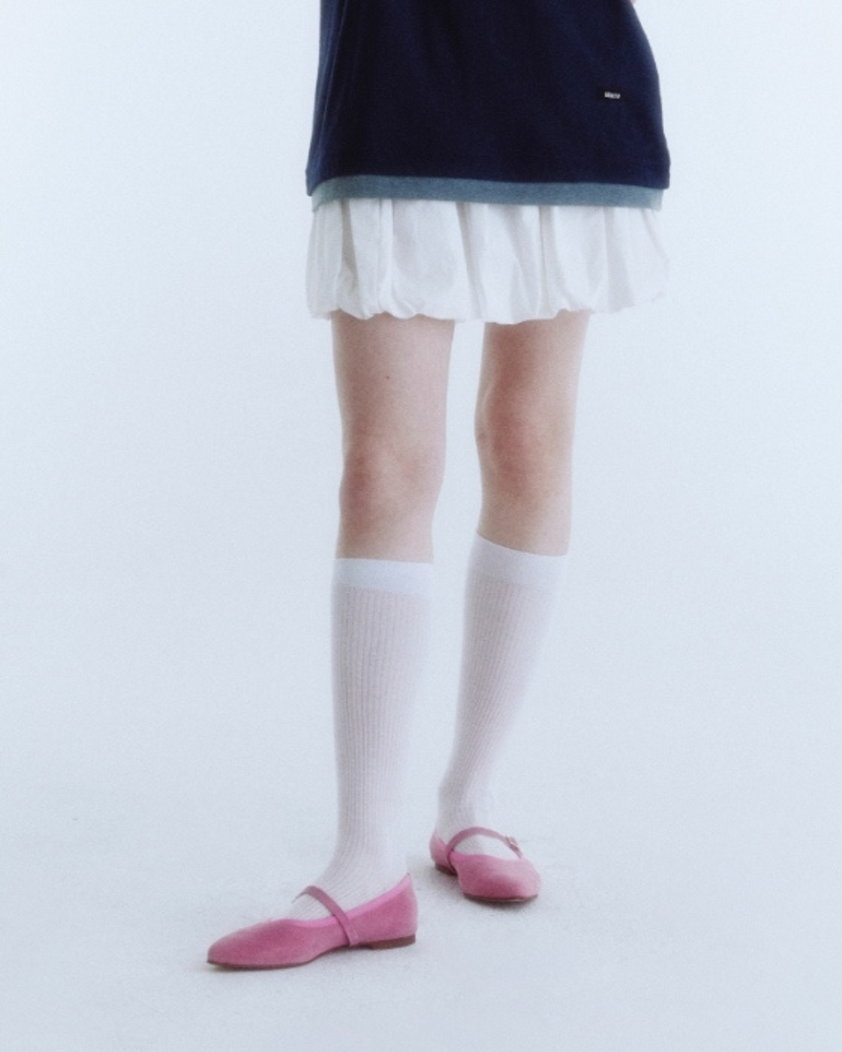 테미칼자투레(TEMY CALZATURE) 7965 Ballerina - Baby Pink