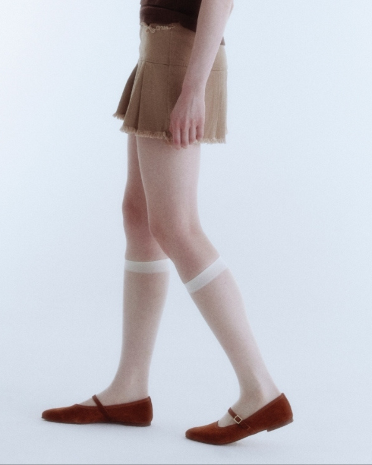 테미칼자투레(TEMY CALZATURE) 7965 Ballerina - Tobacco
