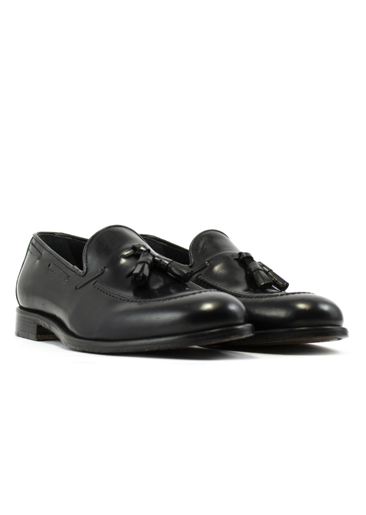 테미칼자투레(TEMY CALZATURE) Class Markus Tassel Loafer - Black
