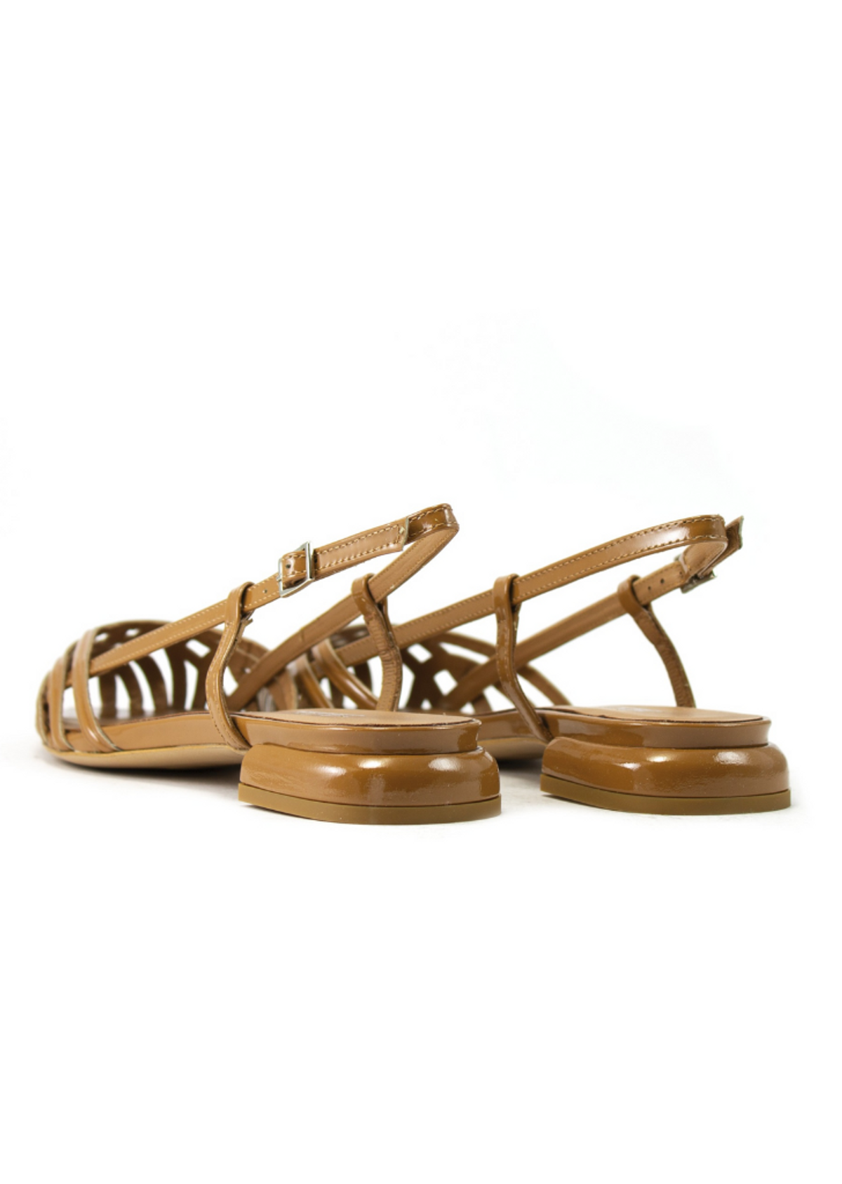 테미칼자투레(TEMY CALZATURE) Bernice Pointed Slingback - Camel