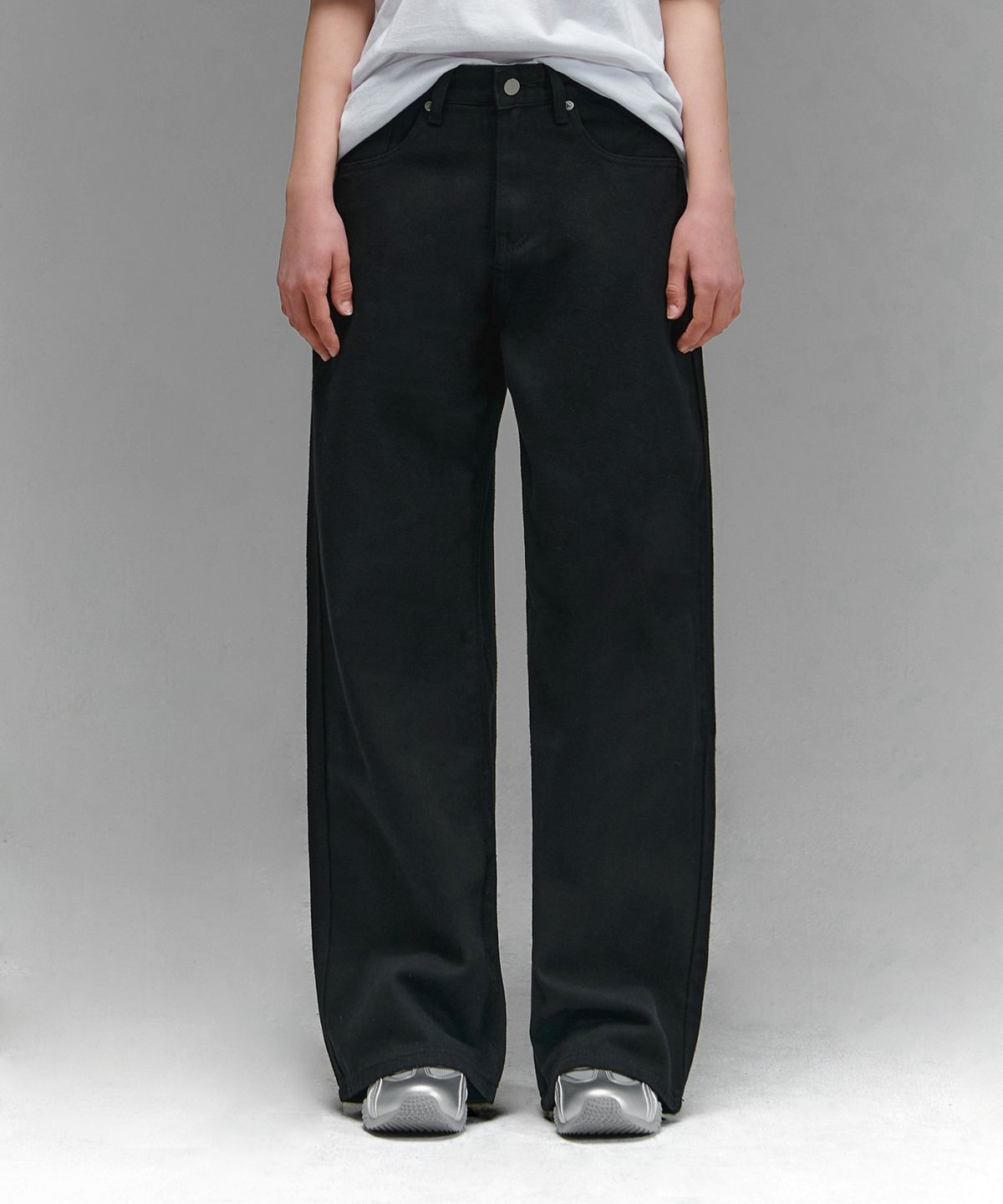 랜덤오프(RANDOMOFF) BTB : COMFY JEANS [SHADOW BLACK]