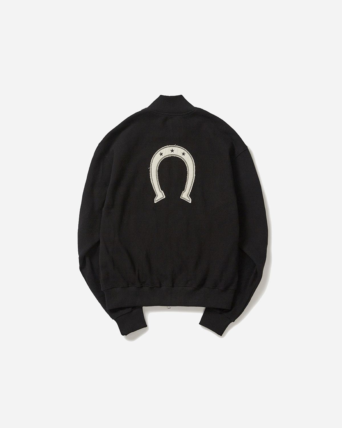사일런트실러블(SILENTSYLLABLE) Horseshoe zip-up jacket / Black