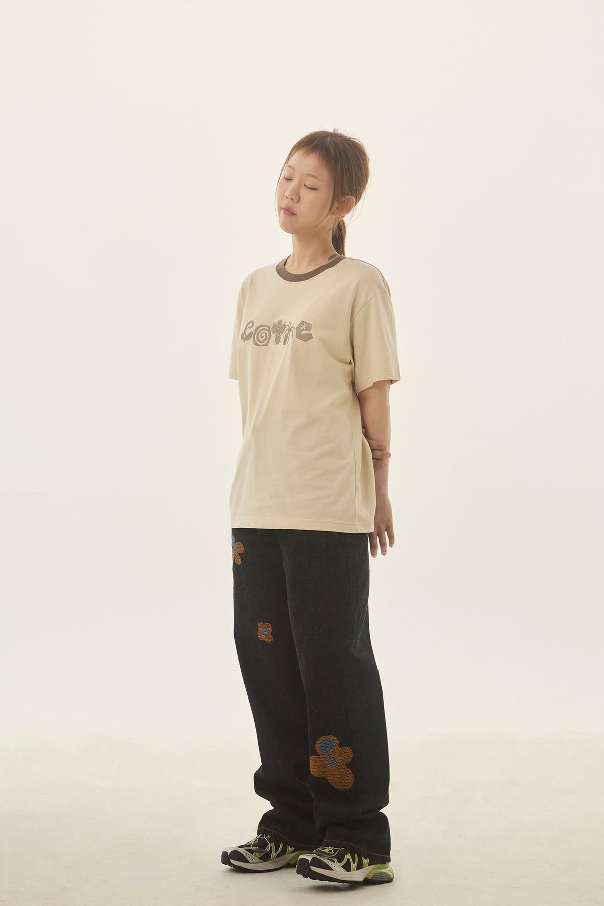 꼬떼(COTTE) 두들가든 티셔츠(크림)