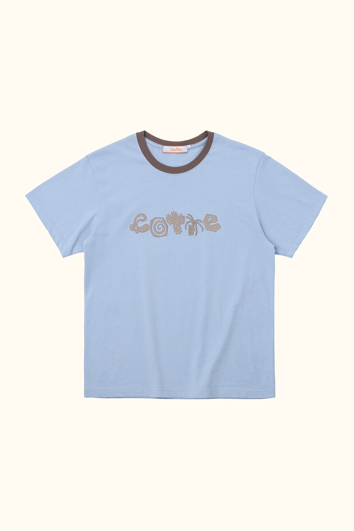 꼬떼(COTTE) 두들가든 티셔츠(스카이)