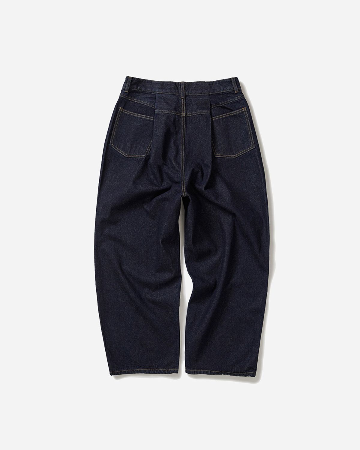 사일런트실러블(SILENTSYLLABLE) Fold back 4tuck denim pants / Indigo