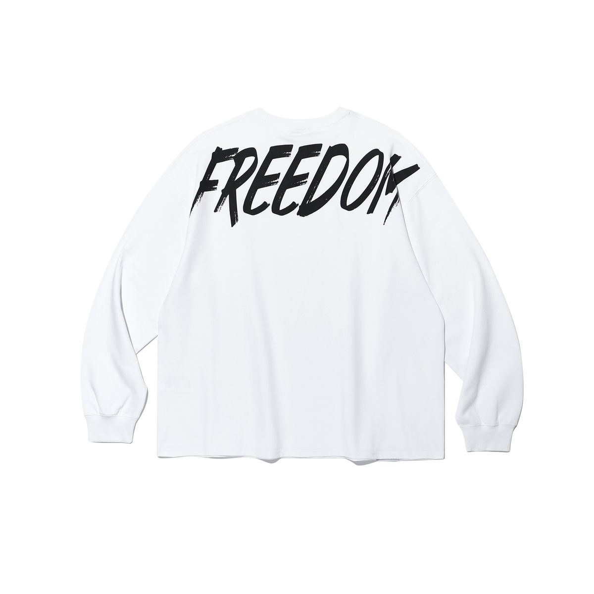 프리덤(FREEDOM) 백 프린팅 롱 슬리브_2color