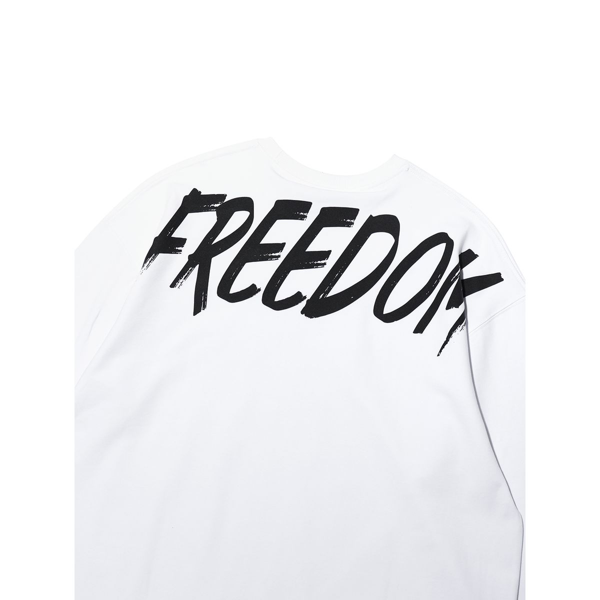 프리덤(FREEDOM) 백 프린팅 롱 슬리브_2color