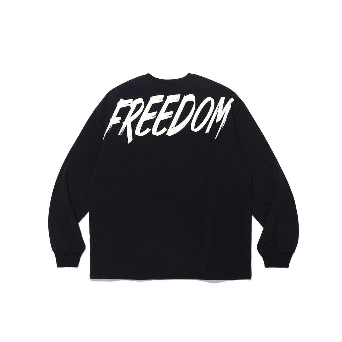 프리덤(FREEDOM) 백 프린팅 롱 슬리브_2color