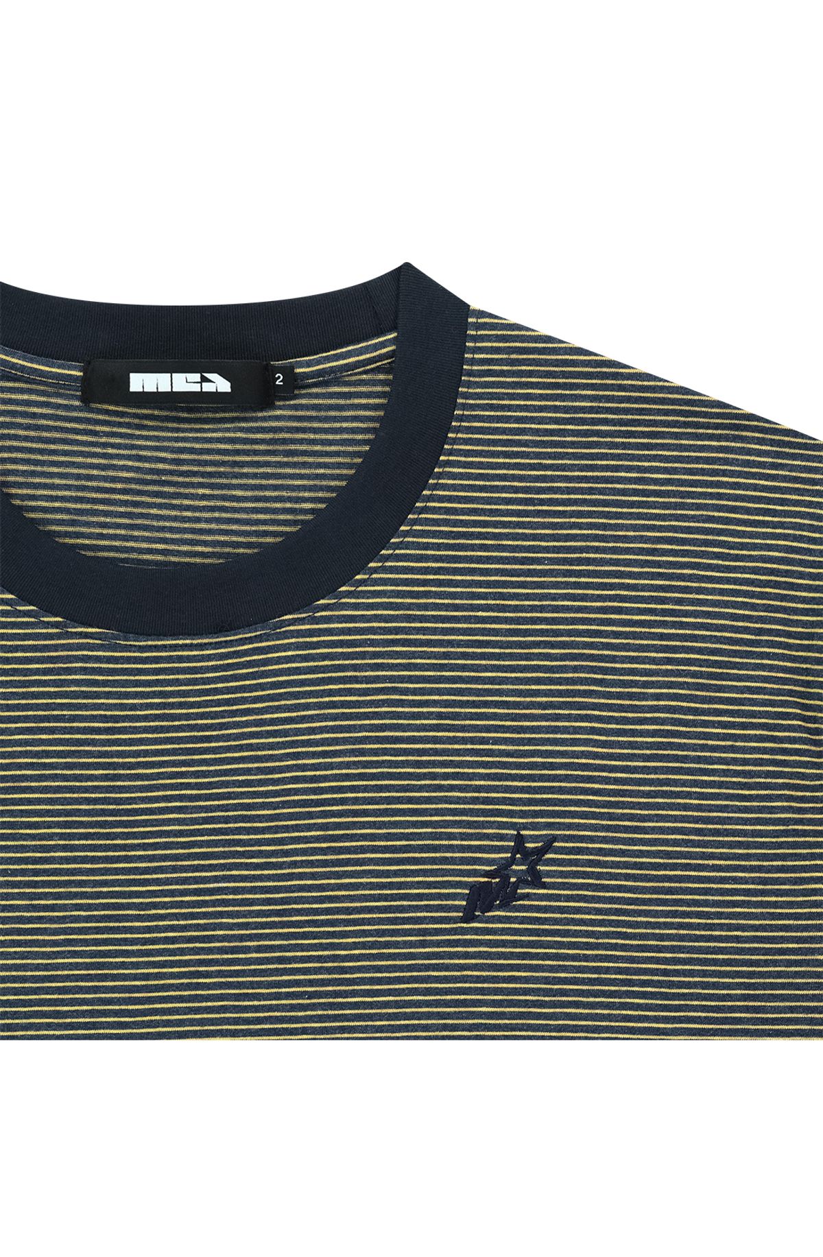 메아(MEA) STAR STRIPE T-SHIRT [NAVY]