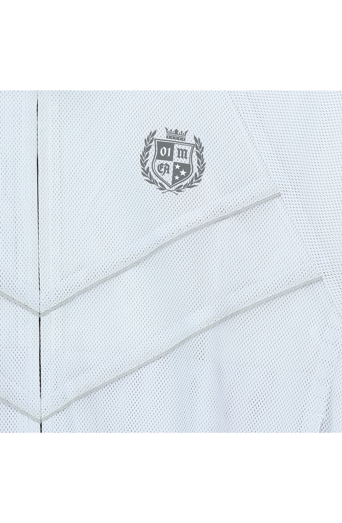 메아(MEA) MESH PIPING TRACK JACKET [WHITE]