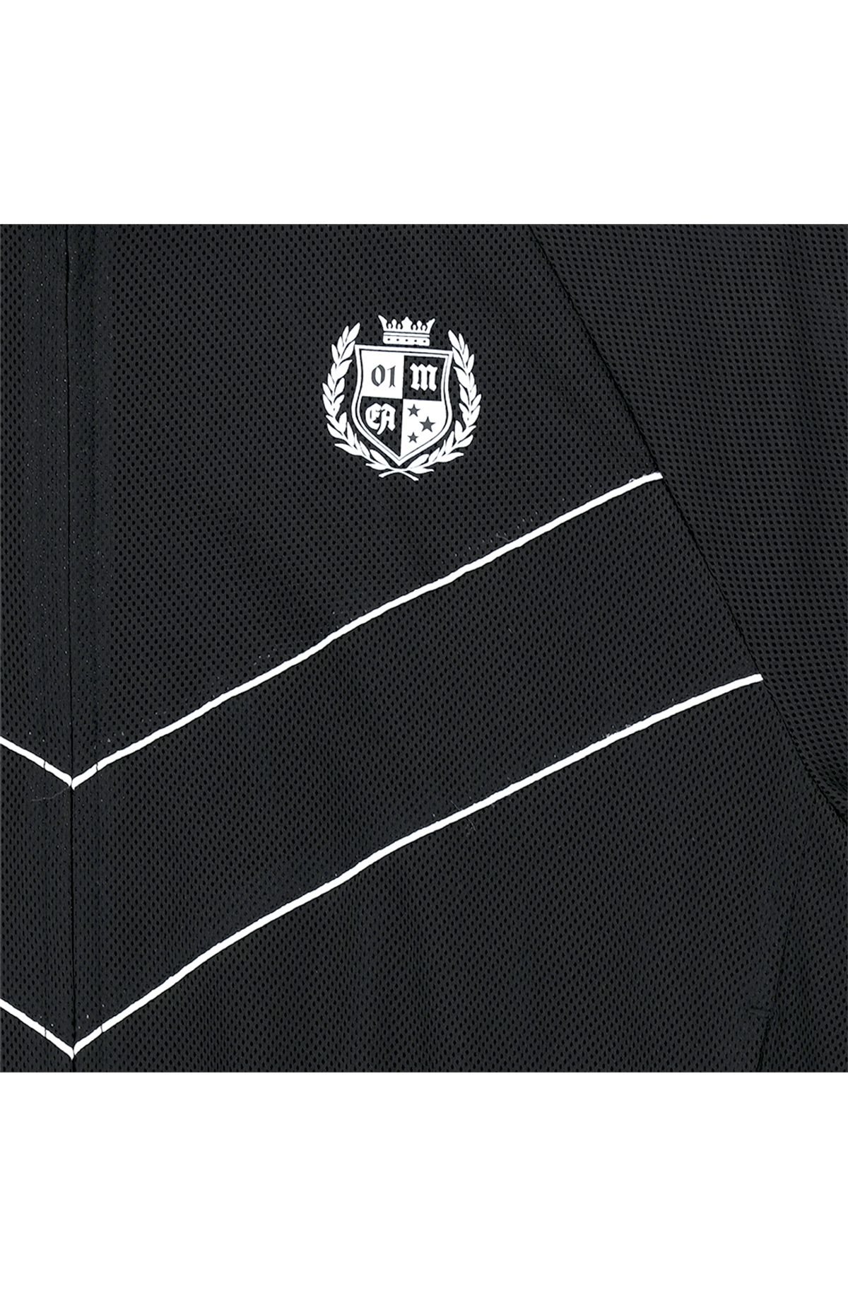메아(MEA) MESH PIPING TRACK JACKET [BLACK]