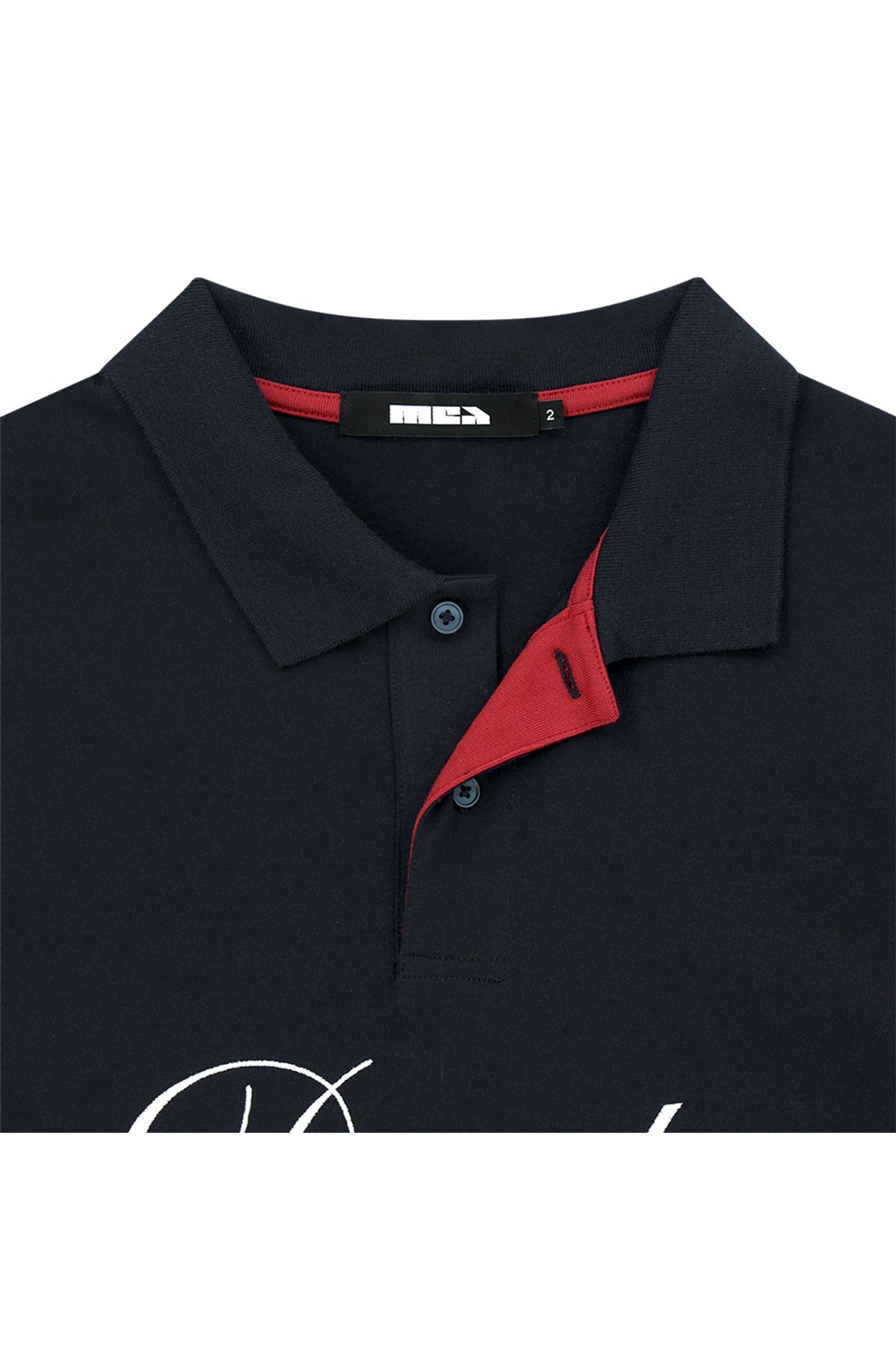 메아(MEA) DARKNESS S/SLEEVES POLO [NAVY]