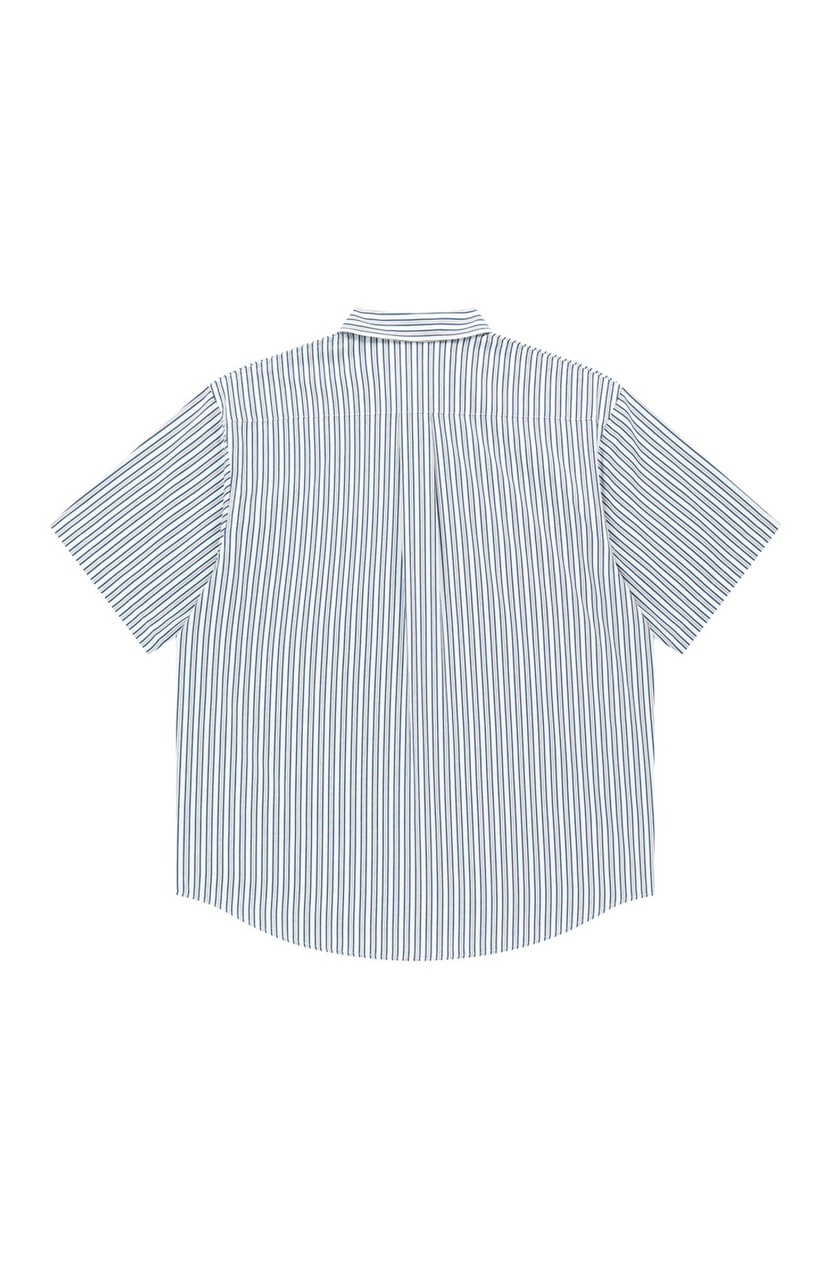메아(MEA) STAR STRIPE HALF SHIRT [RED/BLUE STRIPE]