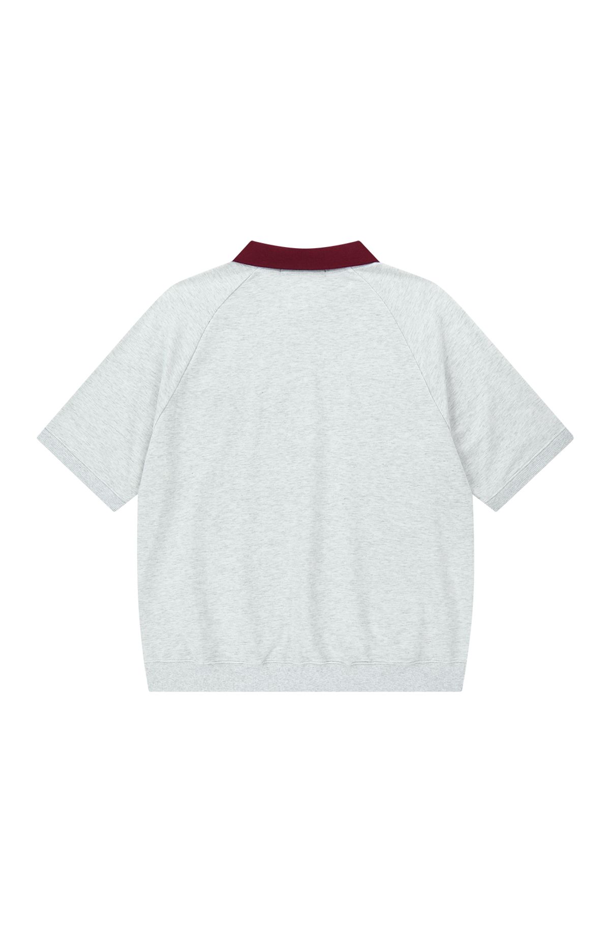 메아(MEA) SHORT SLEEVE POLO SWEAT [MEL.GREY]