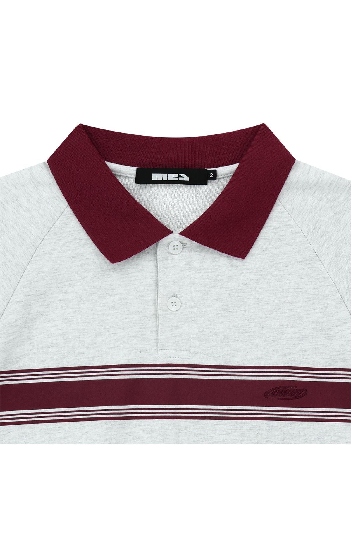 메아(MEA) SHORT SLEEVE POLO SWEAT [MEL.GREY]