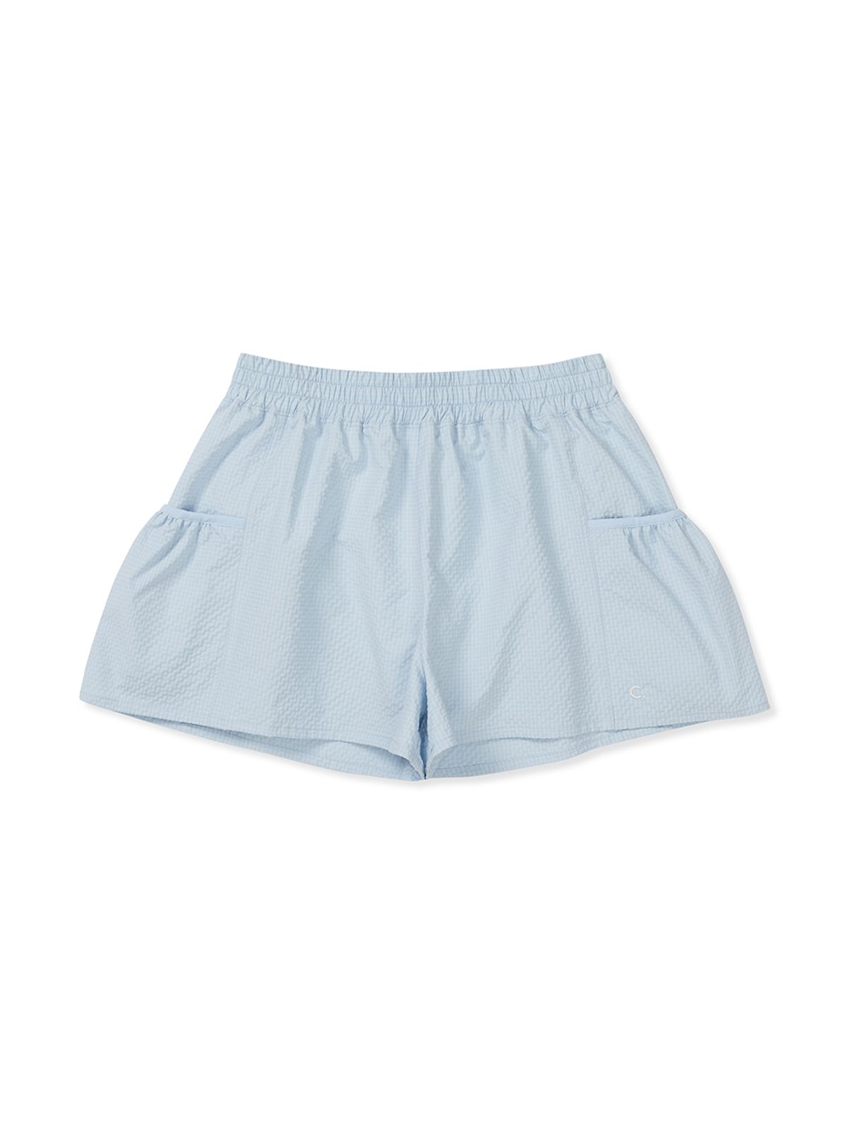 클로브(CLOVE) [25SS clove] Seersucker Culottepants (Sky Blue)